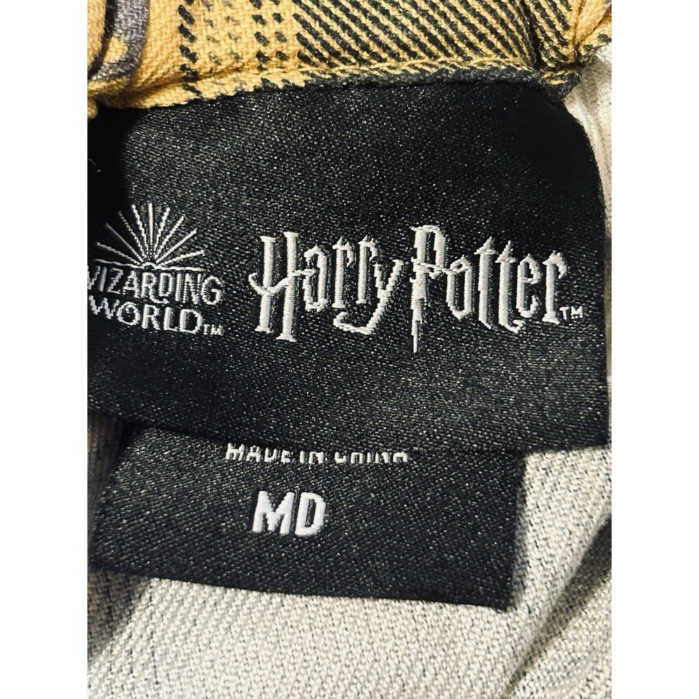 Harry Potter Pleated Plaid skirt Buckles Accents Women's Size Medium Embroidered - Picture 7 of 11